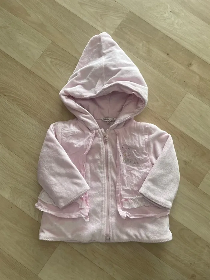 Gilet chaud bébé fille 6 mois