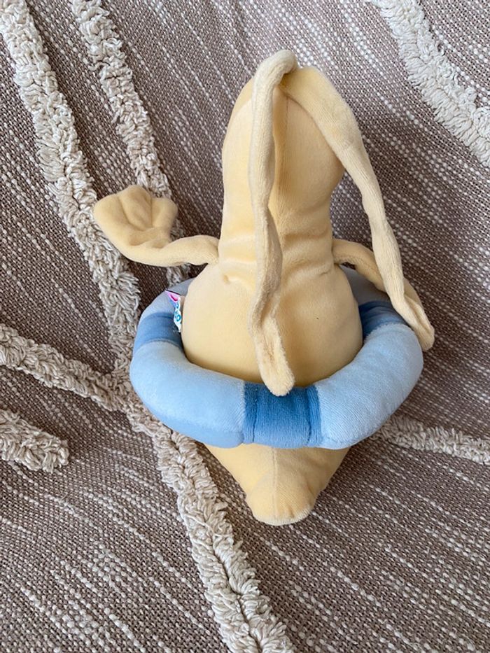 Peluche doudou musical 33cm Sucre d'Orge canard jaune orange et bleu très bon état - photo numéro 4