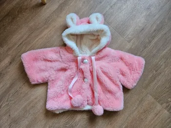 Veste bébé fille en fourrure