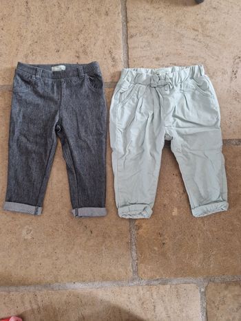 Lot de deux pantalons