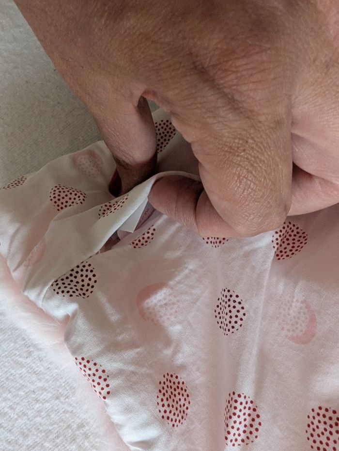 Gilet sans manches rose réversible - 24M - Obaïbi - photo numéro 8