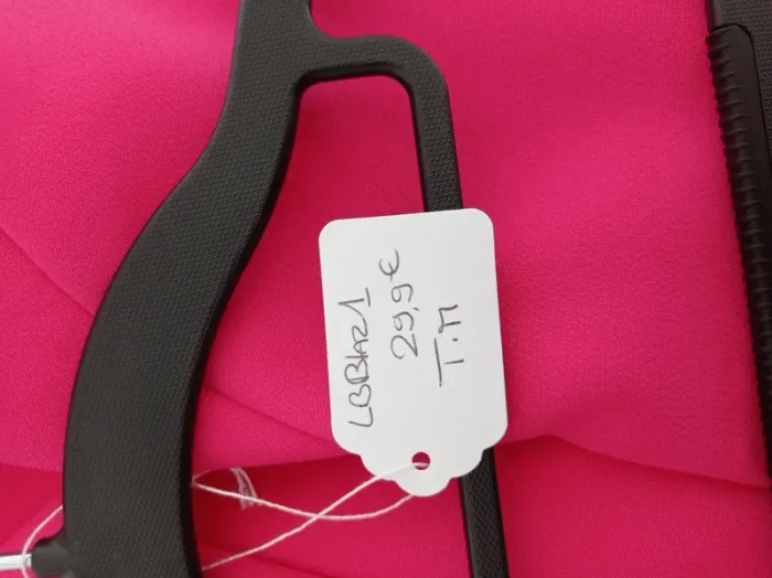 Magnifique blazer rose fushia habillé manches trois quart neuf avec étiquette T.M Zara - photo numéro 8