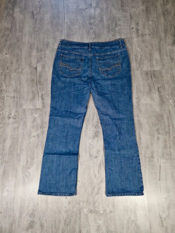 Jeans Riders By Lee Vintage Coupe Evasé Bleu Taille 2XL Femme - photo numéro 8