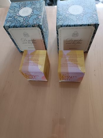 Lot de 2 grandes et 2 petites bougies My little box