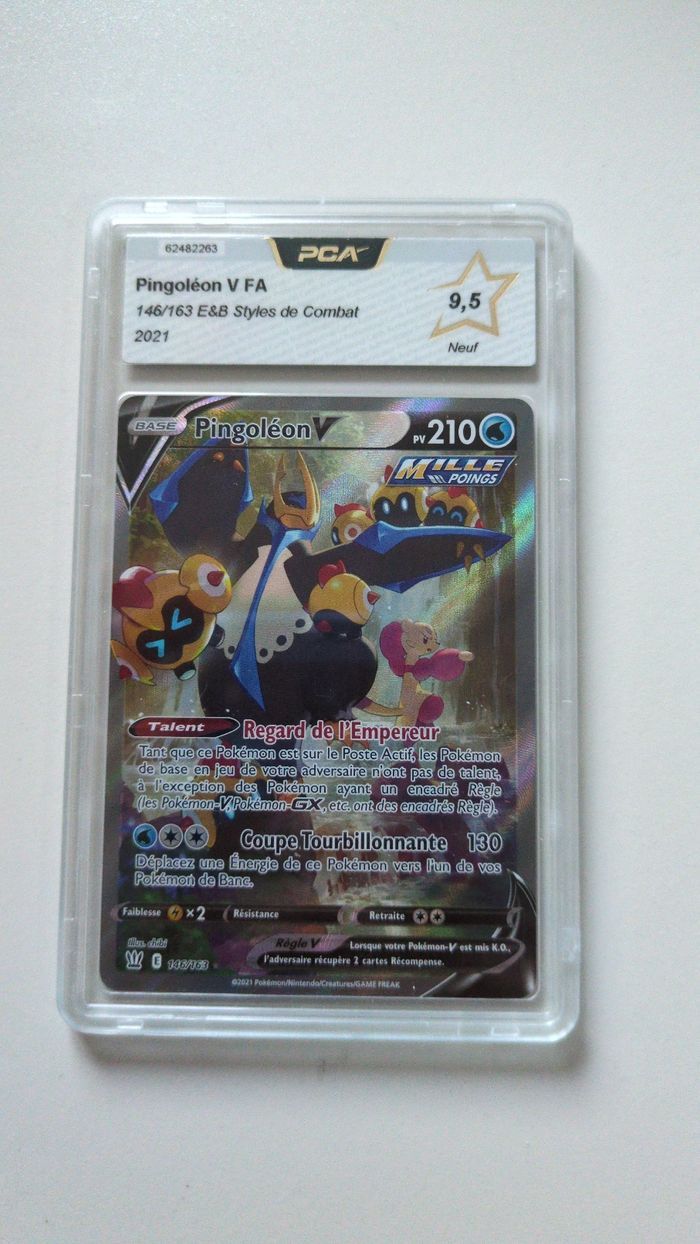 Carte pokémon PCA 9.5 pingoleon 146 alternative eb5 PSA, ( ça change de 151 ^^) - photo numéro 1