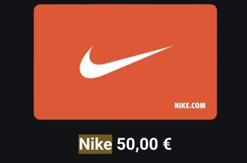 E-carte cadeau Nike 50€