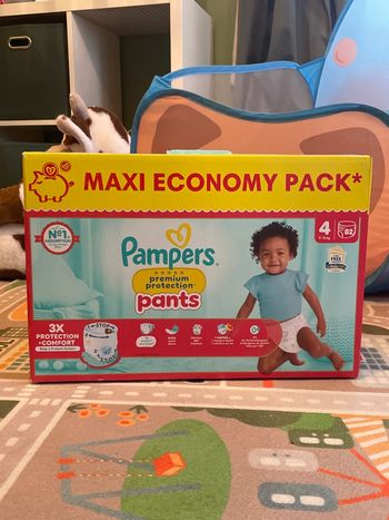 Paquet de couches Pampers Prenium protection pants taille 4