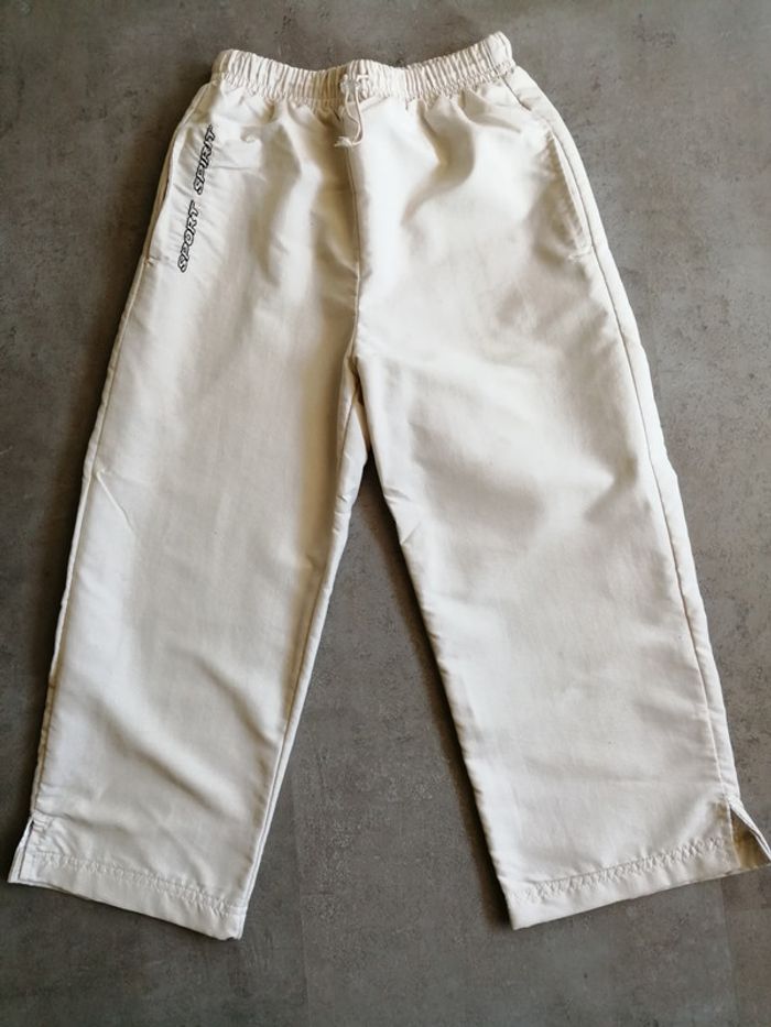 Pantacourt beige Taille 140 XXS mixte sport spirit