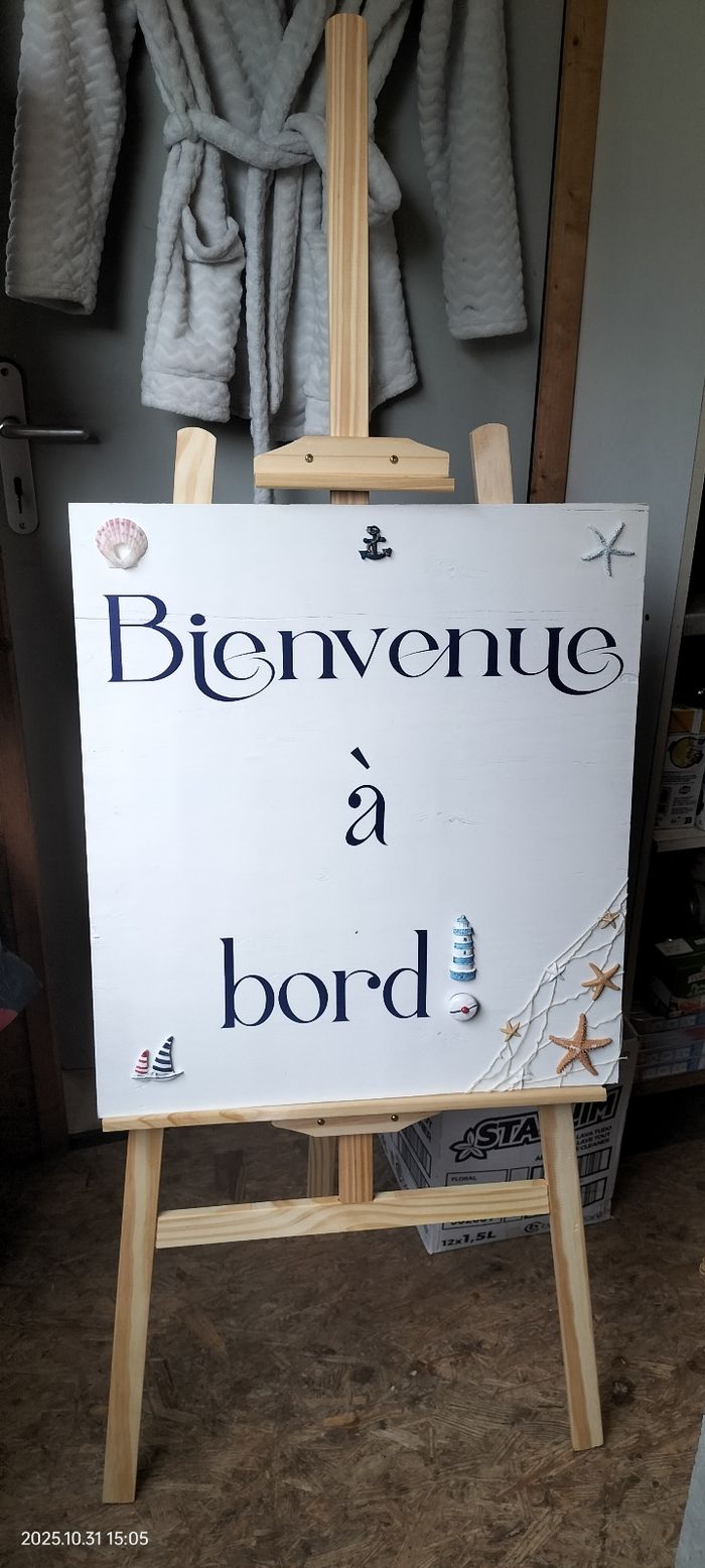 Panneau de bienvenue