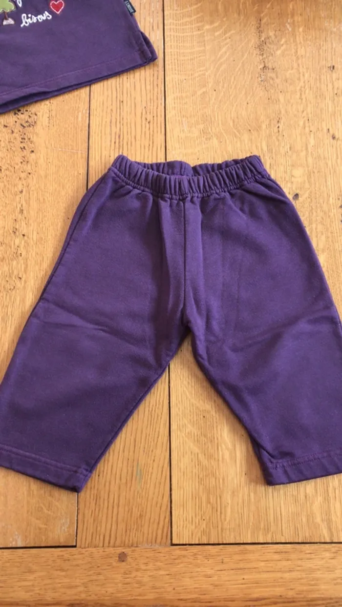 ensemble violet 12 mois - photo numéro 4