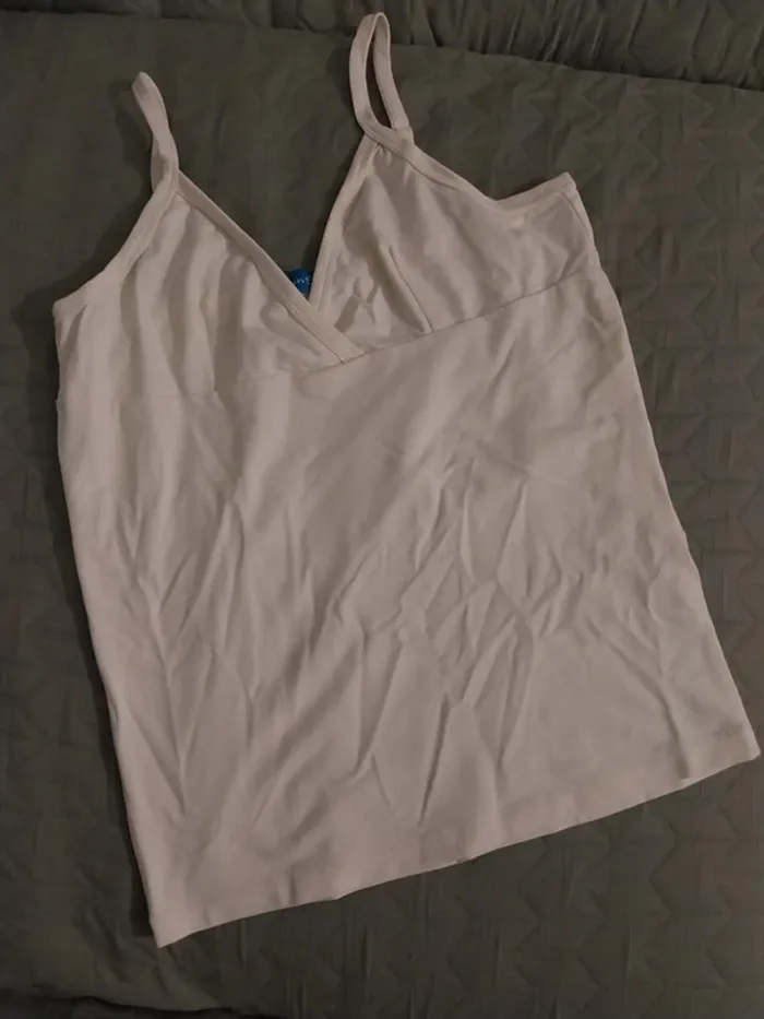 Debardeur tissu maillot bain T38 - photo numéro 3