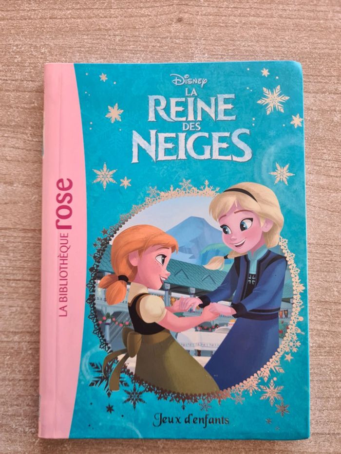 Livre Reine des Neiges "jeux d'enfant "