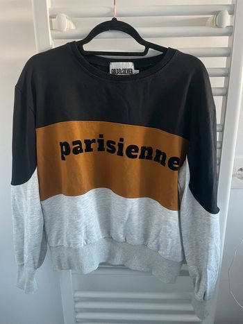 Sweat-shirt gold & silver - 100% coton - taille M/L
