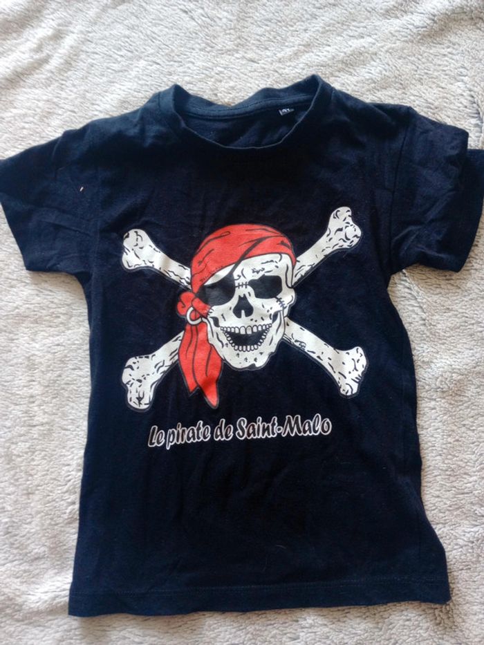 T-shirt enfant 4 ans le pirate de Saint-Malo c60 - photo numéro 2