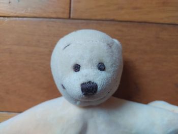 Doudou ourson orange