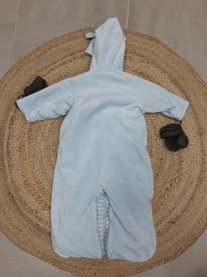 Combipilote bleue et gants - photo numéro 4