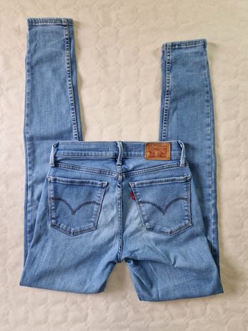 Jeans femme Levi's Strauss  710 , super skinny  , taille 34  , bleu clair