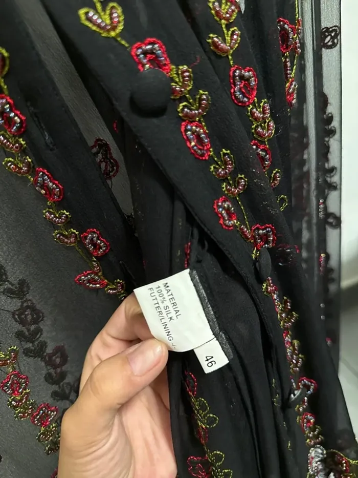 Mgnifique chemise en soie taille 46 - photo numéro 4