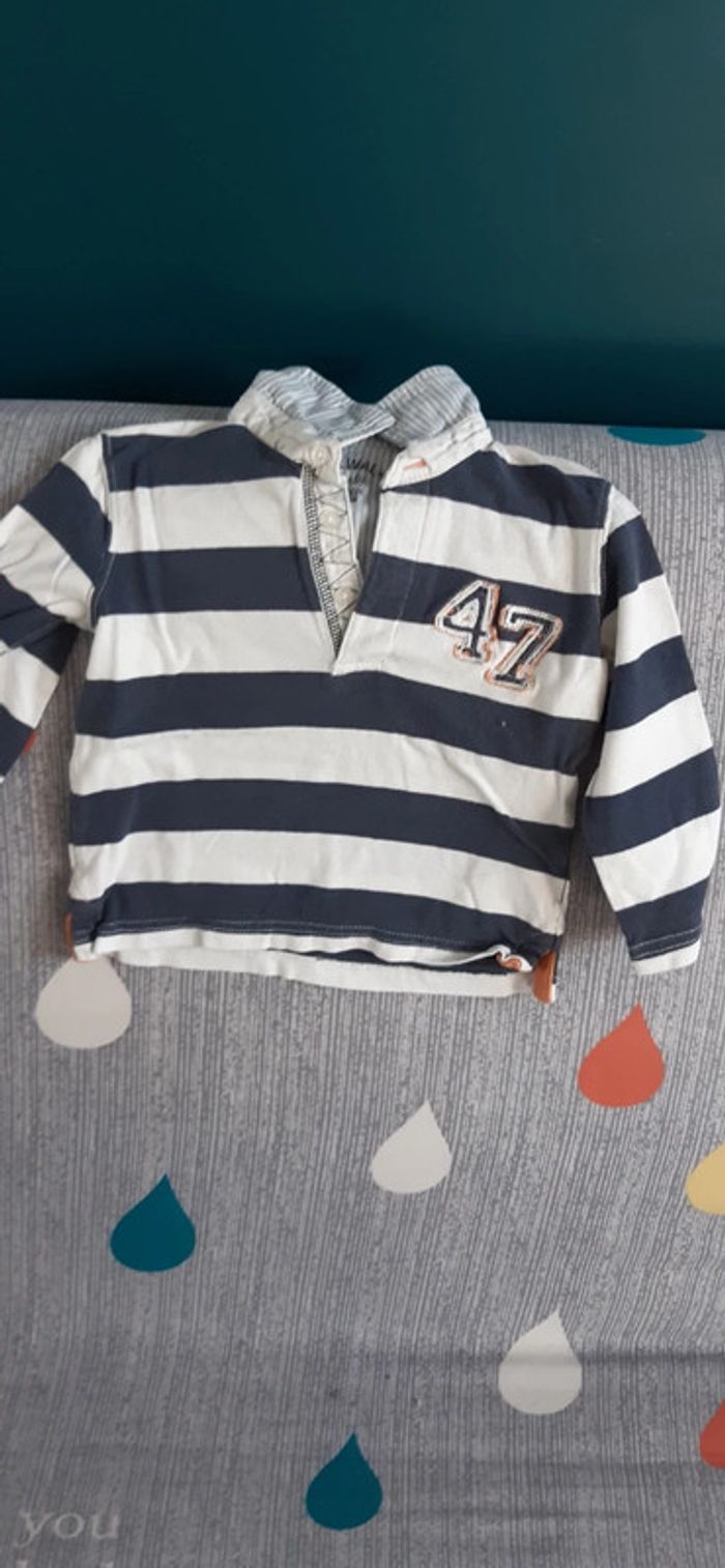 Polo manches longues 3 ans