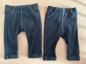 Jegging bébé fille x2