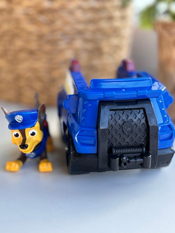 Véhicule et figurine paw patrol - Chase - patpatrouille - photo numéro 3