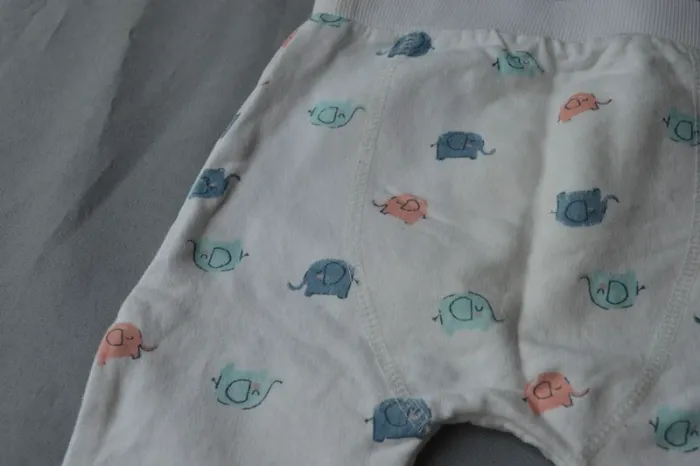 Sarouel Bébé Gémo Coton Imprimé Éléphants 9-12 mois - photo numéro 3