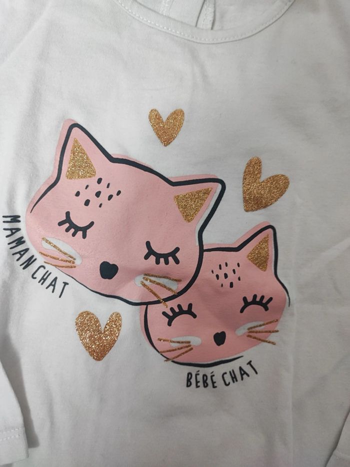 T-shirt manches longues Gémo taille 3 ans - photo numéro 2