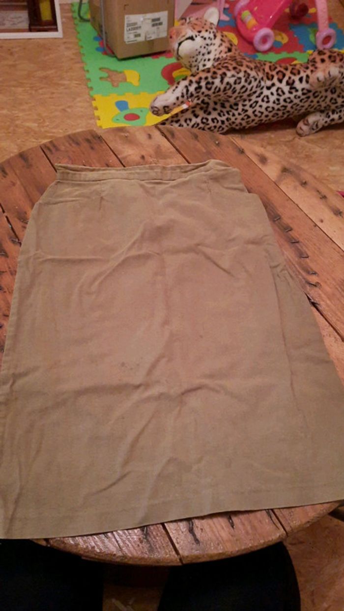 Jupe marron kaki - photo numéro 2