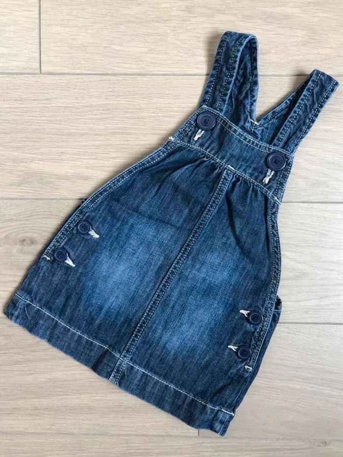 Robe salopette en denim Gap T-18/24 mois