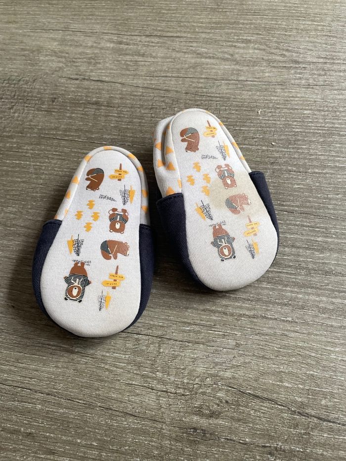 Lot 2 paires chaussons bébé - photo numéro 5