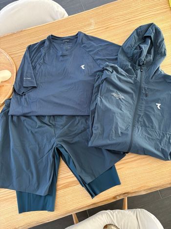 Ensemble running ryzon short t-shirt veste neuve taille Xl