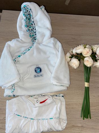 Veste polaire + haut 🩵