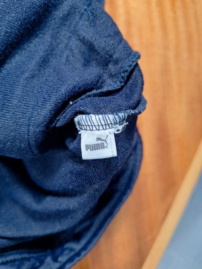 veste légère / Track jacket puma vintage/ homme - taille XL / bleu claire et bleu foncé- brodé (456) - photo numéro 11