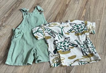 Ensemble salopette t-shirt