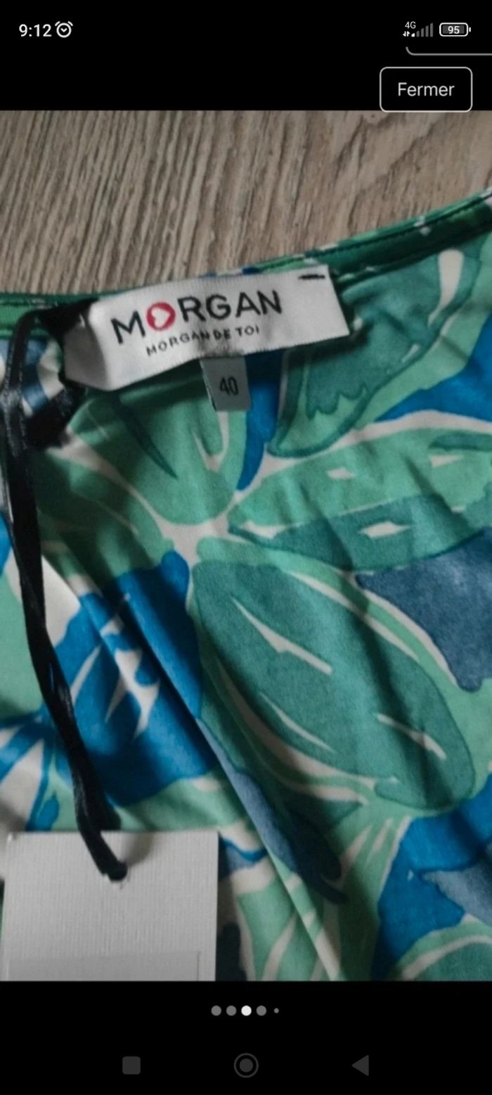 Robe imprimée Neuve avec étiquette Morgan - photo numéro 3