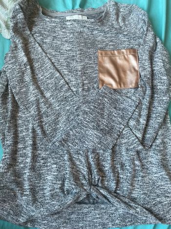 T-shirt manche longue avec petite poche