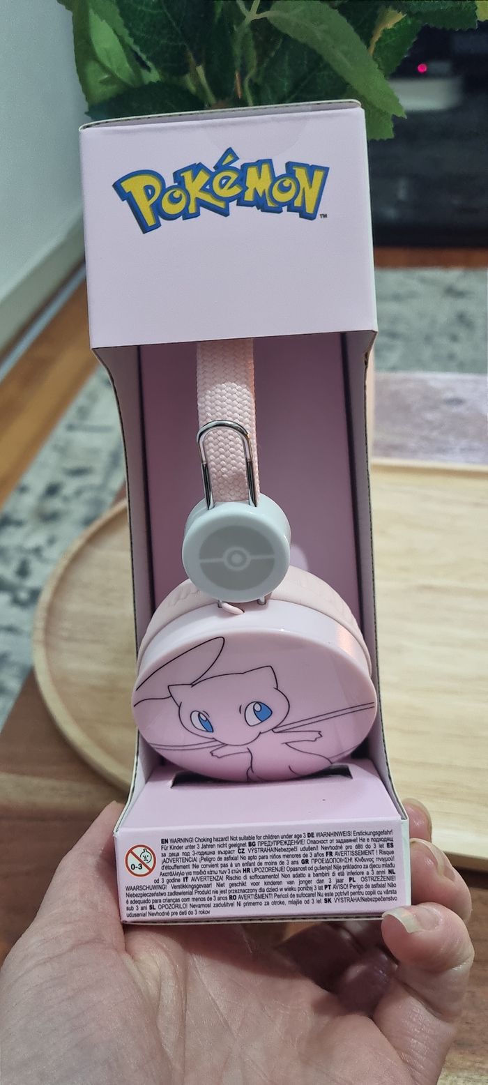 Casque audio pour enfant Pokemon Mew rose - photo numéro 2