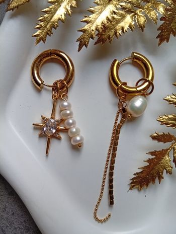 Boucles d'oreilles dorées