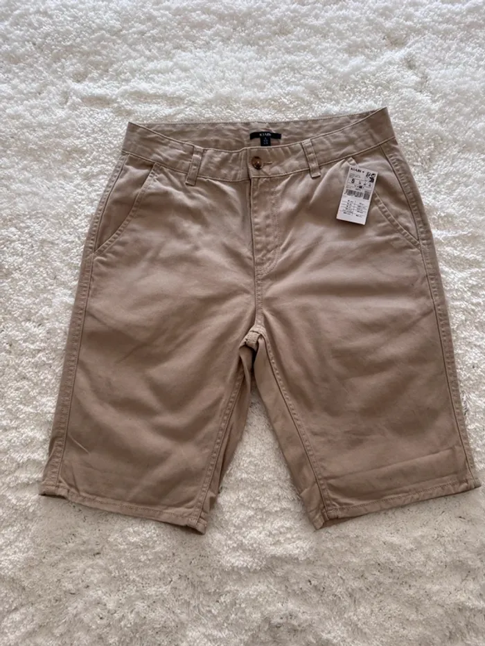 Kiabi – Short beige enfant garçon – Taille S – Neuf