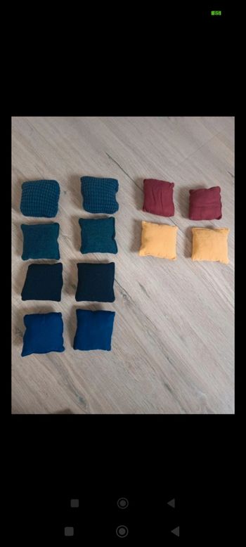 Coussins sensoriels Montessori