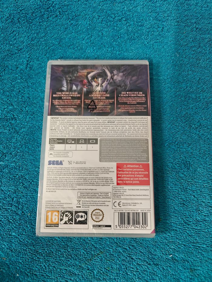 Switch Shin megami tensei 3 nocturne HD remaster - photo numéro 2