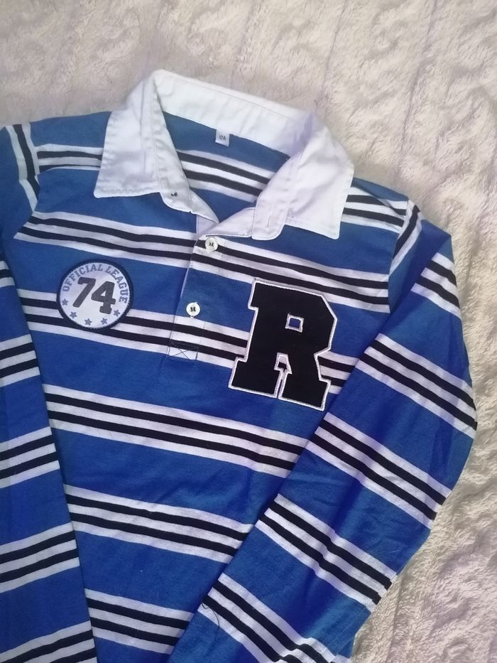 Polo manches longues 💙 garçon 12 ans