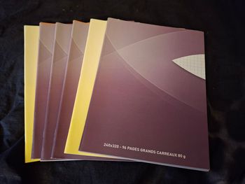 Lot 6 grands cahiers