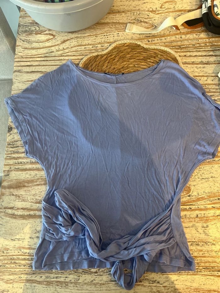 Tee shirt zara à nouer M