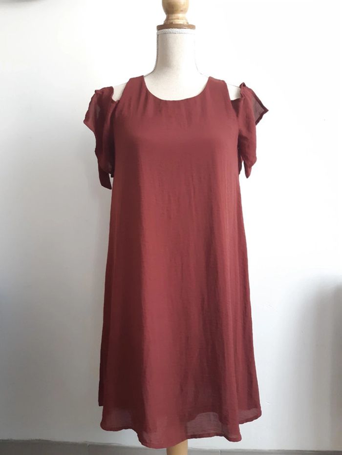 Robe mi longue épaules dénudées Kiabi T36