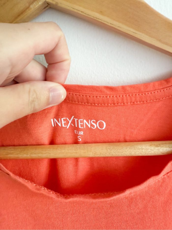 Top épaules dénudée orange in extenso taille 36 S - photo numéro 5