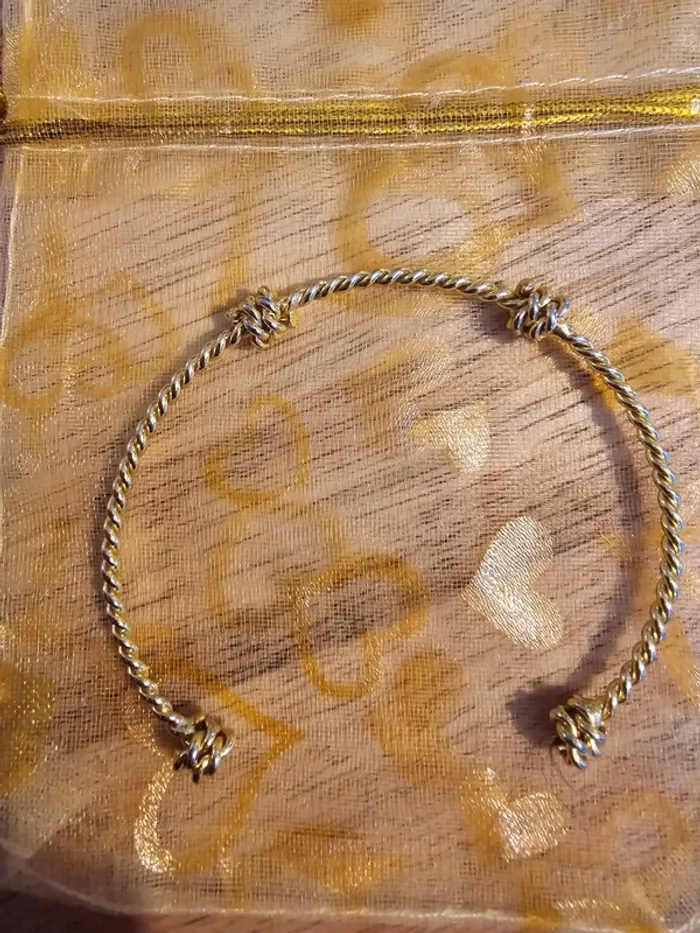 Bracelet jonc ajustable - photo numéro 2