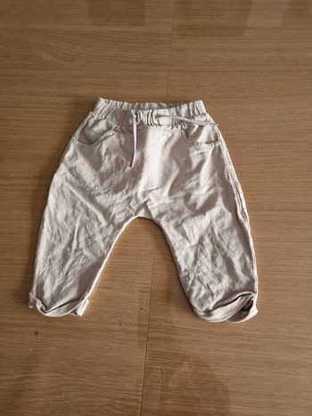 Pantalon 12 mois beige