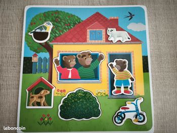 Puzzle bois Tchoupi neuf