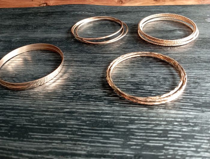 Lot de 14 joncs acier doré - photo numéro 2